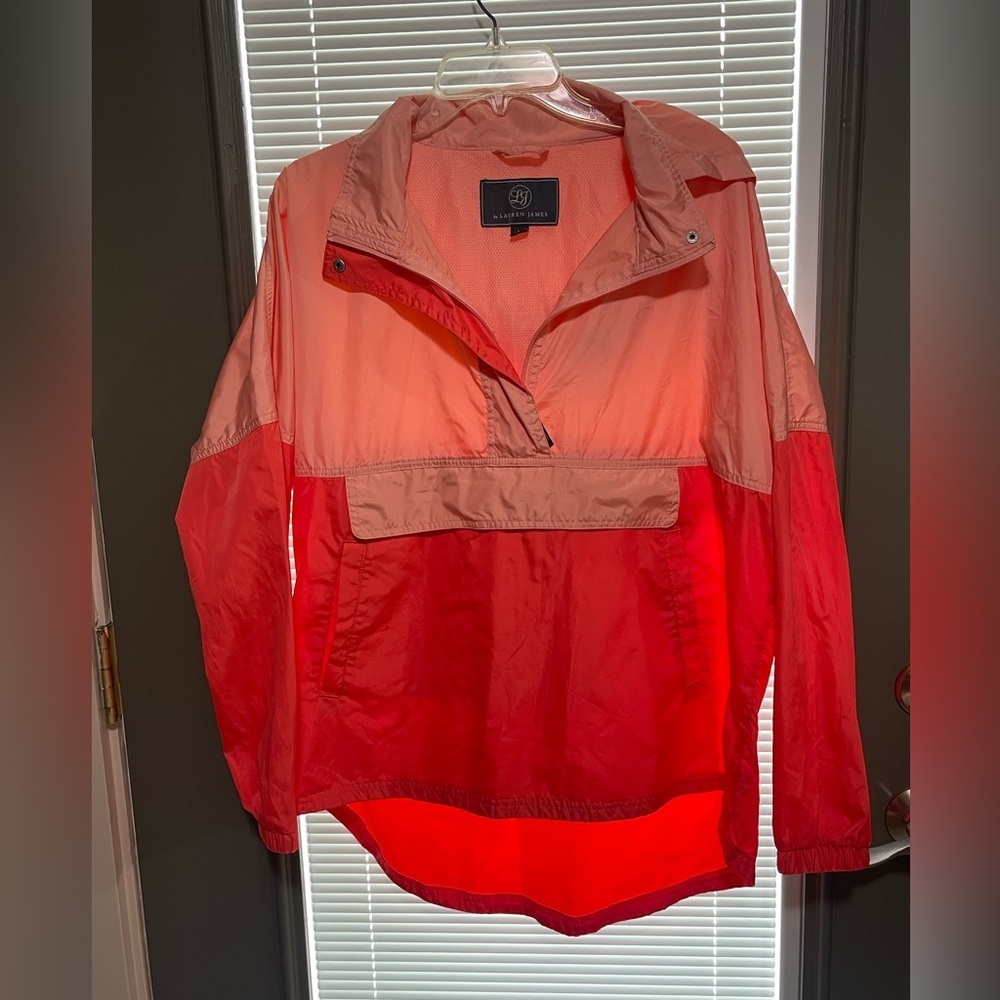 Lauren James Women’s Anorak Water Resistant Hooded Jacket size Large Dry Goods